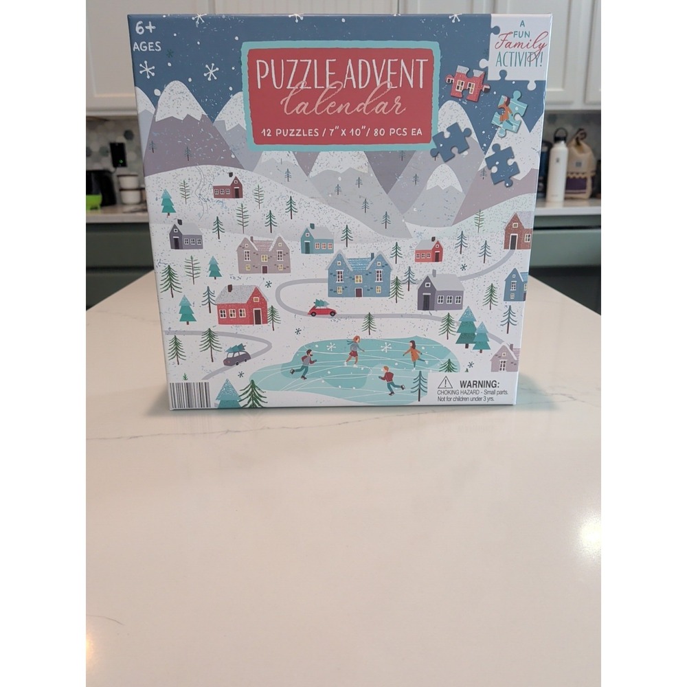 ALDI ADVENT CALENDAR 12 individual 80 pc Christmas PUZZLES 2023 Missing 1 Piece